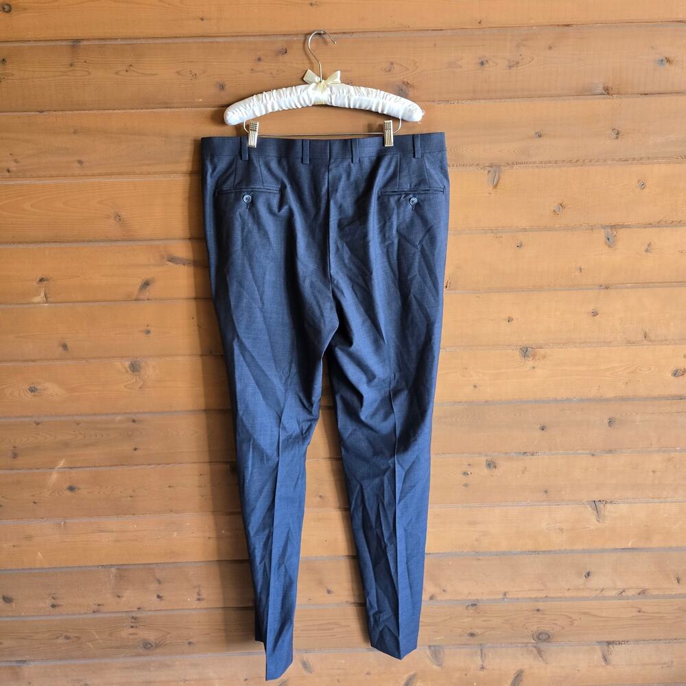 Riviera Jack Victor Traveler Pant NWT 40L Trouser Charcoal Gray Workwear Office - Picture 3 of 7